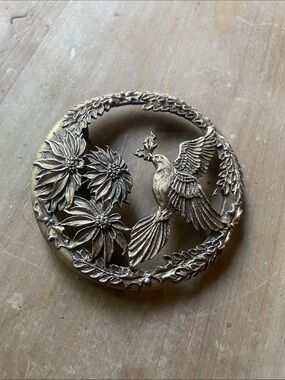 Vintage Rawcliffe Pewter 1993 Decorative Round jar lid